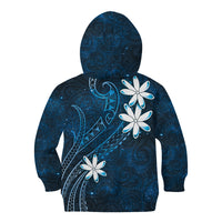 Tahiti Matarii Kid Hoodie Tahitian Spring Blue Galaxy LT05 - Polynesian Pride