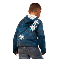 Tahiti Matarii Kid Hoodie Tahitian Spring Blue Galaxy LT05 - Polynesian Pride