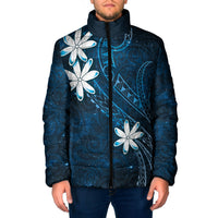 Tahiti Matarii Padded Jacket Tahitian Spring Blue Galaxy LT05 Men Blue - Polynesian Pride
