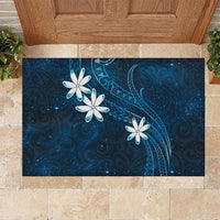 Tahiti Matarii Rubber Doormat Tahitian Spring Blue Galaxy LT05 Blue - Polynesian Pride