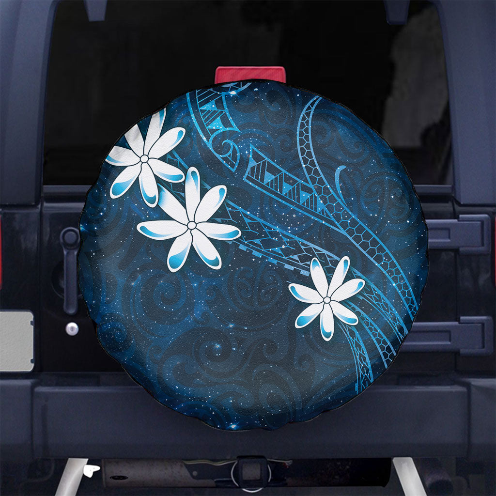 Tahiti Matarii Spare Tire Cover Tahitian Spring Blue Galaxy LT05 No hole Blue - Polynesian Pride