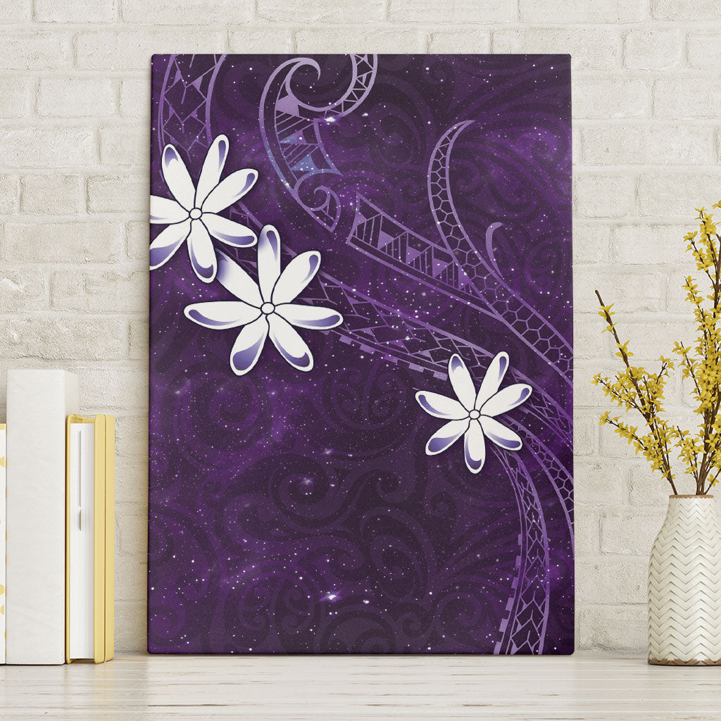 Tahiti Matarii Canvas Wall Art Tahitian Spring Purple Galaxy LT05 Without Frame Purple - Polynesian Pride