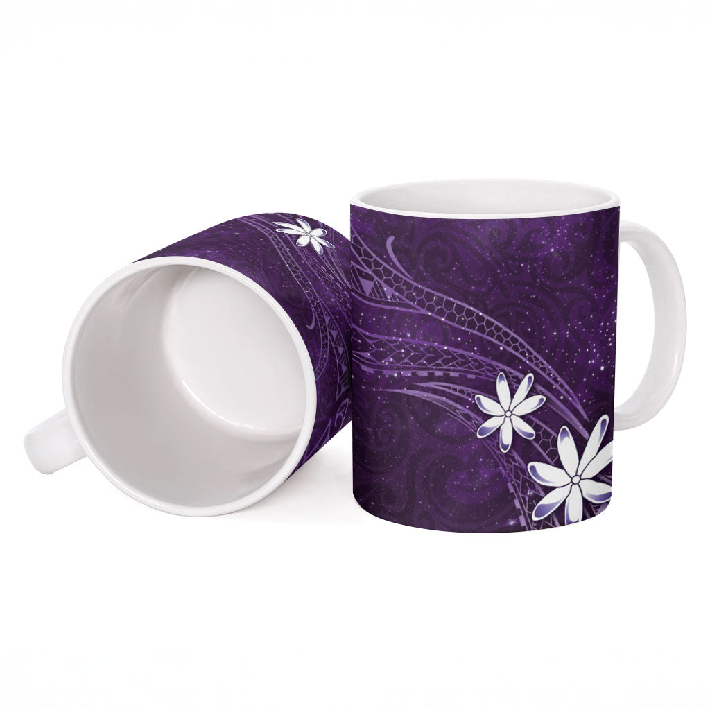 Tahiti Matarii Ceramic Mug Tahitian Spring Purple Galaxy LT05 - Polynesian Pride