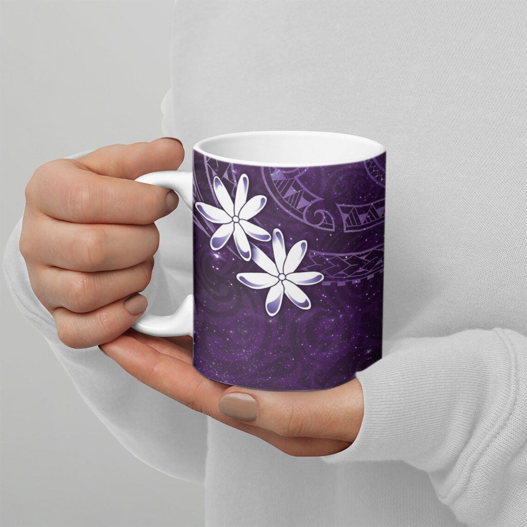 Tahiti Matarii Ceramic Mug Tahitian Spring Purple Galaxy LT05 - Polynesian Pride