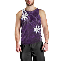Tahiti Matarii Men Tank Top Tahitian Spring Purple Galaxy LT05 - Polynesian Pride