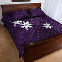 Tahiti Matarii Quilt Bed Set Tahitian Spring Purple Galaxy LT05 - Polynesian Pride