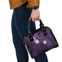 Tahiti Matarii Shoulder Handbag Tahitian Spring Purple Galaxy LT05 - Polynesian Pride