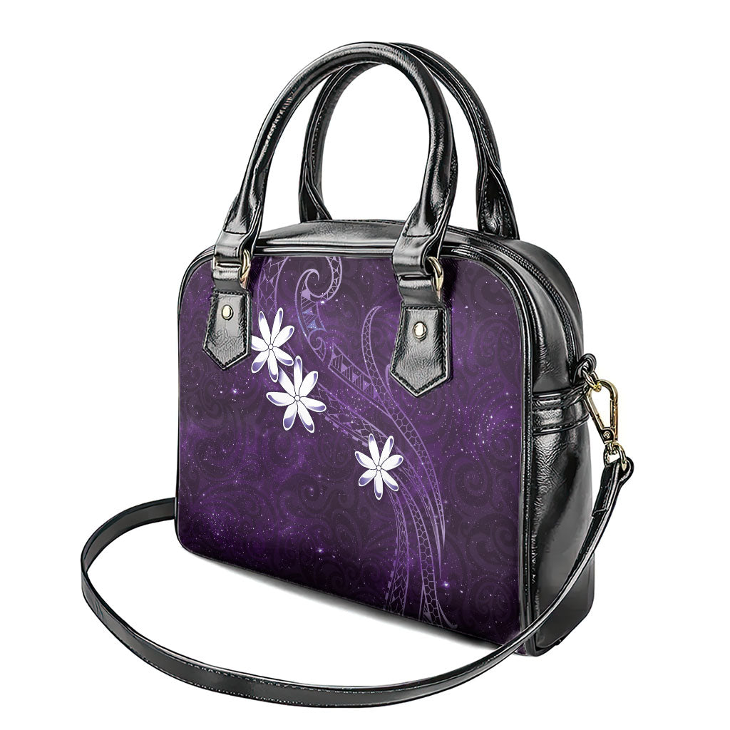 Tahiti Matarii Shoulder Handbag Tahitian Spring Purple Galaxy LT05 - Polynesian Pride