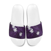 Tahiti Matarii Slide Sandals Tahitian Spring Purple Galaxy LT05 Purple - Polynesian Pride