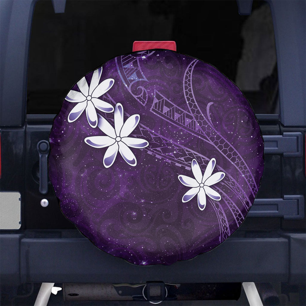 Tahiti Matarii Spare Tire Cover Tahitian Spring Purple Galaxy LT05 No hole Purple - Polynesian Pride