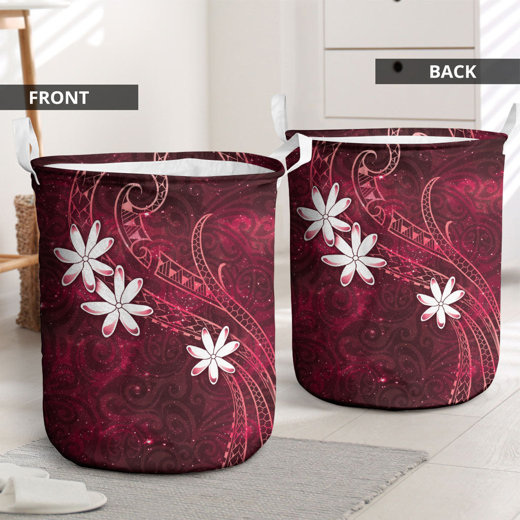 Tahiti Matarii Laundry Basket Tahitian Spring Red Galaxy LT05 - Polynesian Pride