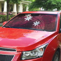 Tahiti Matarii Auto Sun Shade Tahitian Spring Red Galaxy LT05 - Polynesian Pride