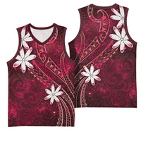 Tahiti Matarii Basketball Jersey Tahitian Spring Red Galaxy LT05 - Polynesian Pride