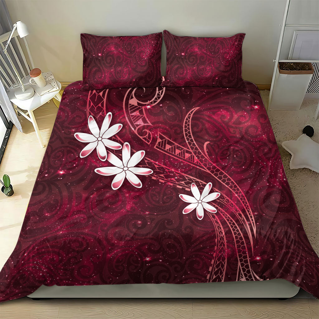 Tahiti Matarii Bedding Set Tahitian Spring Red Galaxy LT05 - Polynesian Pride