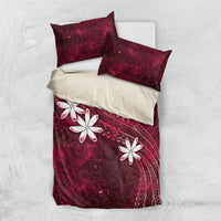Tahiti Matarii Bedding Set Tahitian Spring Red Galaxy LT05 US Twin 172cm x 218cm Red - Polynesian Pride