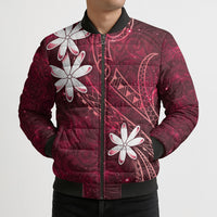 Tahiti Matarii Bomber Puffer Jacket Tahitian Spring Red Galaxy LT05 - Polynesian Pride