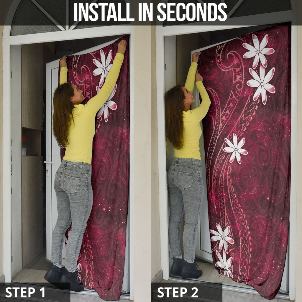 Tahiti Matarii Door Cover Tahitian Spring Red Galaxy LT05 - Polynesian Pride