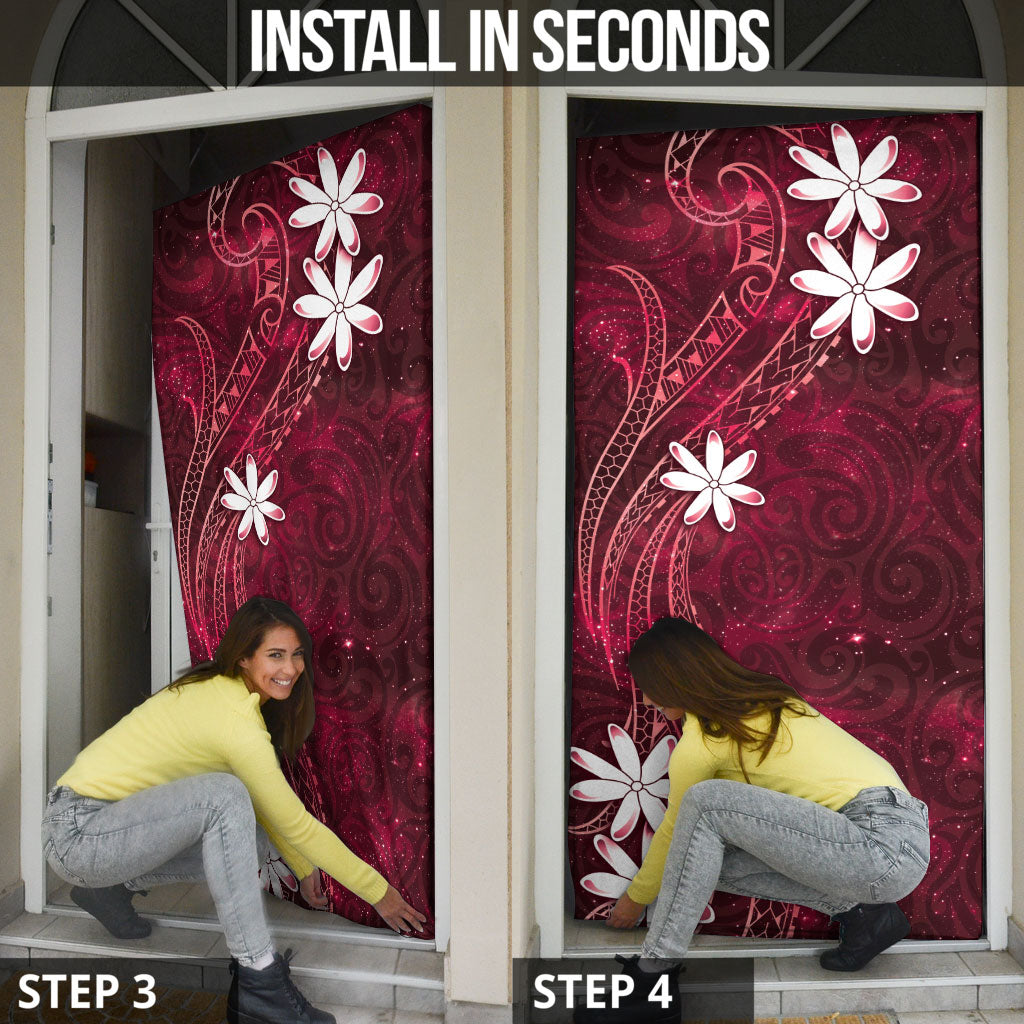 Tahiti Matarii Door Cover Tahitian Spring Red Galaxy LT05 - Polynesian Pride