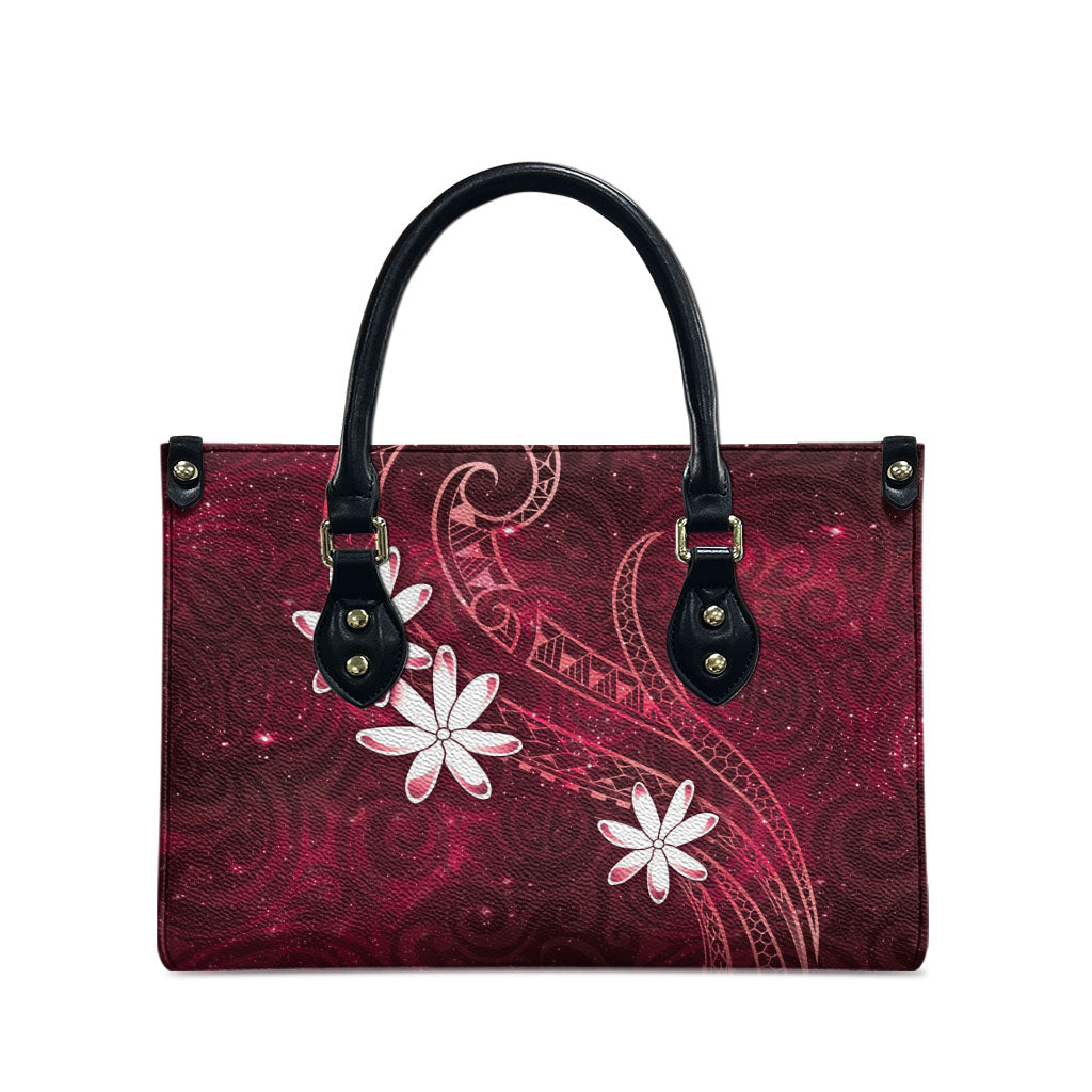 Tahiti Matarii Leather Bag Tahitian Spring Red Galaxy LT05 - Polynesian Pride
