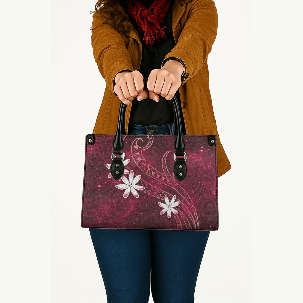 Tahiti Matarii Leather Bag Tahitian Spring Red Galaxy LT05 - Polynesian Pride