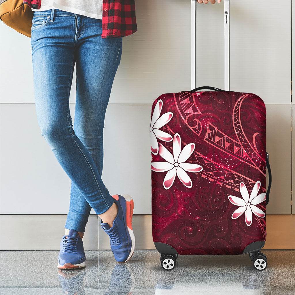 Tahiti Matarii Luggage Cover Tahitian Spring Red Galaxy LT05 - Polynesian Pride
