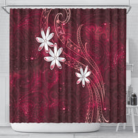 Tahiti Matarii Shower Curtain Tahitian Spring Red Galaxy LT05 - Polynesian Pride