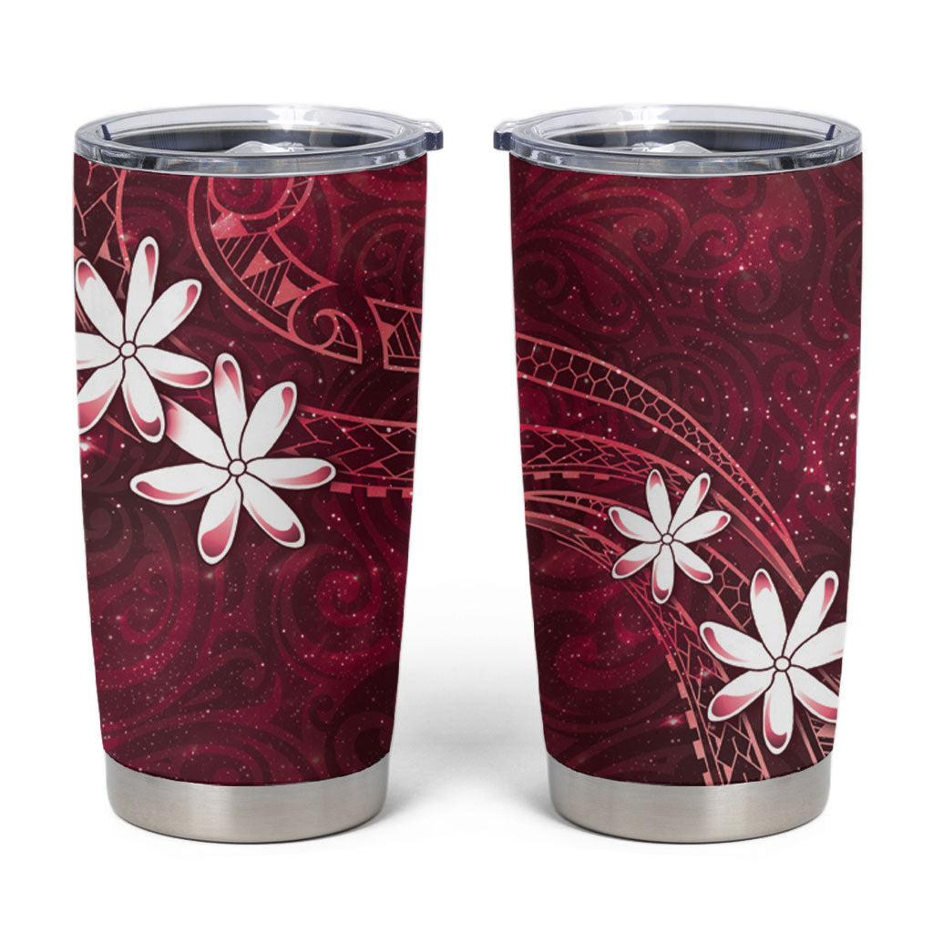 Tahiti Matarii Tumbler Cup Tahitian Spring Red Galaxy LT05 Red - Polynesian Pride