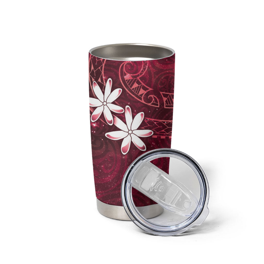 Tahiti Matarii Tumbler Cup Tahitian Spring Red Galaxy LT05 - Polynesian Pride