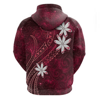 Tahiti Matarii Zip Hoodie Tahitian Spring Red Galaxy LT05 - Polynesian Pride