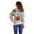 Hawaii Thanksgiving Off Shoulder Sweater Funny Turkey Dabbing Dance LT05 - Polynesian Pride