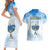 Polynesia Hanukkah Festival Couples Matching Short Sleeve Bodycon Dress and Hawaiian Shirt With Menorah Polynesian Style LT05 - Polynesian Pride