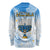 Polynesia Hanukkah Festival Long Sleeve Shirt With Menorah Polynesian Style LT05 - Polynesian Pride