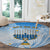 Polynesia Hanukkah Festival Round Carpet With Menorah Polynesian Style LT05 - Polynesian Pride