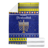 Polynesia Christmukkah Blanket Menorah With Polynesian Tribal Pattern LT05 - Polynesian Pride