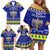 Personalised Polynesia Christmukkah Family Matching Off Shoulder Short Dress and Hawaiian Shirt Menorah With Polynesian Tribal Pattern LT05 - Polynesian Pride