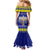 Personalised Polynesia Christmukkah Mermaid Dress Menorah With Polynesian Tribal Pattern LT05 - Polynesian Pride