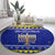 Polynesia Christmukkah Round Carpet Menorah With Polynesian Tribal Pattern LT05 - Polynesian Pride