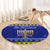 Polynesia Christmukkah Round Carpet Menorah With Polynesian Tribal Pattern LT05 - Polynesian Pride