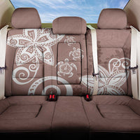 Polynesia Back Car Seat Cover Brown Tribal Turtle Floral Pattern LT05 One Size Brown - Polynesian Pride