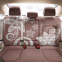 Polynesia Back Car Seat Cover Brown Tribal Turtle Floral Pattern LT05 - Polynesian Pride
