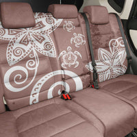 Polynesia Back Car Seat Cover Brown Tribal Turtle Floral Pattern LT05 - Polynesian Pride