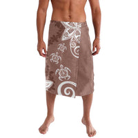 Polynesia Lavalava Brown Tribal Turtle Floral Pattern LT05 Brown - Polynesian Pride