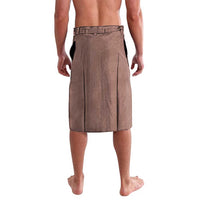 Polynesia Lavalava Brown Tribal Turtle Floral Pattern LT05 - Polynesian Pride