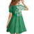 Polynesia Family Matching Summer Maxi Dress and Hawaiian Shirt Green Tribal Turtle Floral Pattern