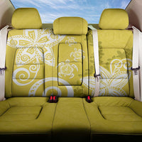 Polynesia Back Car Seat Cover Yellow Tribal Turtle Floral Pattern LT05 One Size Yellow - Polynesian Pride