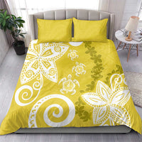 Polynesia Bedding Set Yellow Tribal Turtle Floral Pattern LT05 - Polynesian Pride