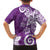 Polynesia Family Matching Summer Maxi Dress and Hawaiian Shirt Purple Tribal Turtle Floral Pattern