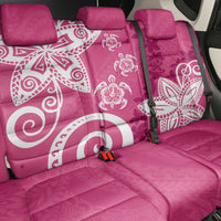 Polynesia Back Car Seat Cover Pink Tribal Turtle Floral Pattern LT05 - Polynesian Pride