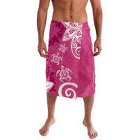 Polynesia Lavalava Pink Tribal Turtle Floral Pattern LT05 Pink - Polynesian Pride