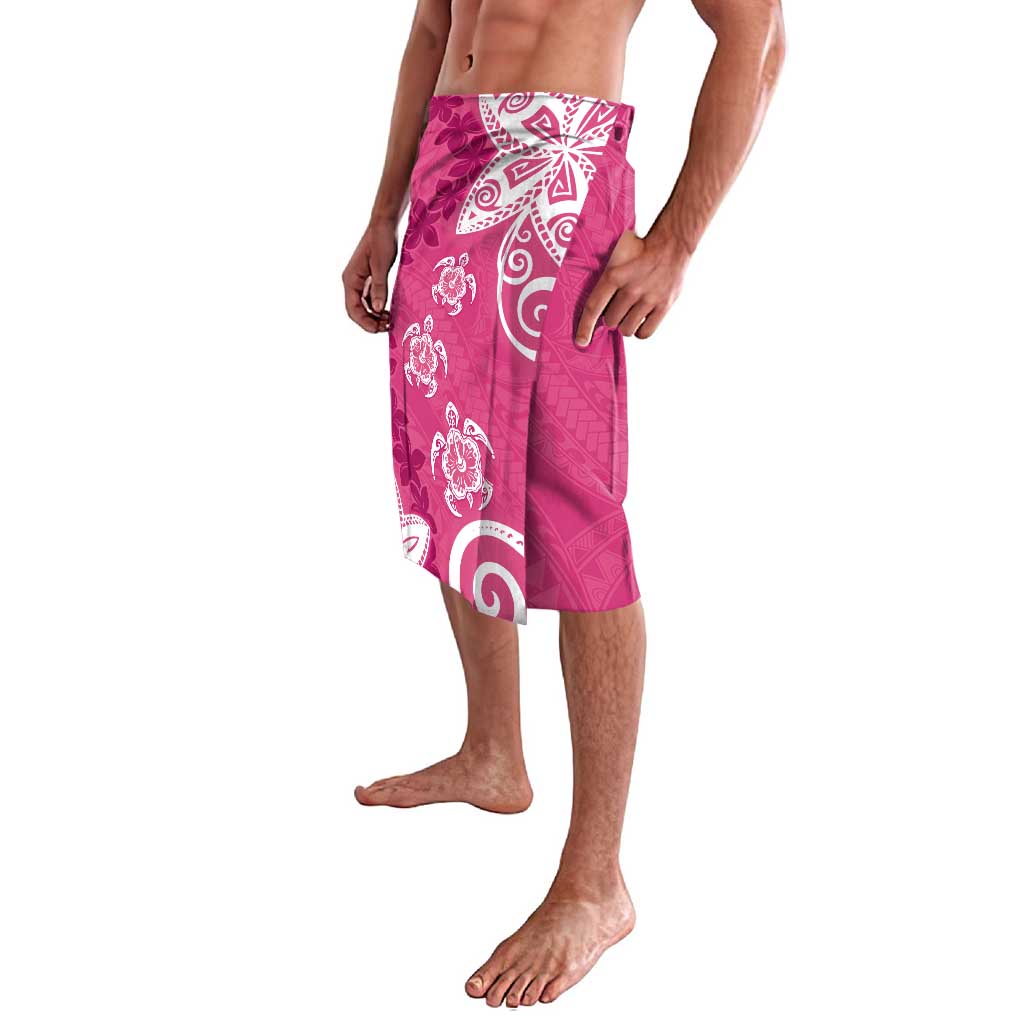 Polynesia Lavalava Pink Tribal Turtle Floral Pattern LT05 - Polynesian Pride